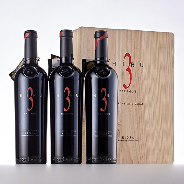 Hiru 3 racimos estuche madera 3 botellas, Arral97